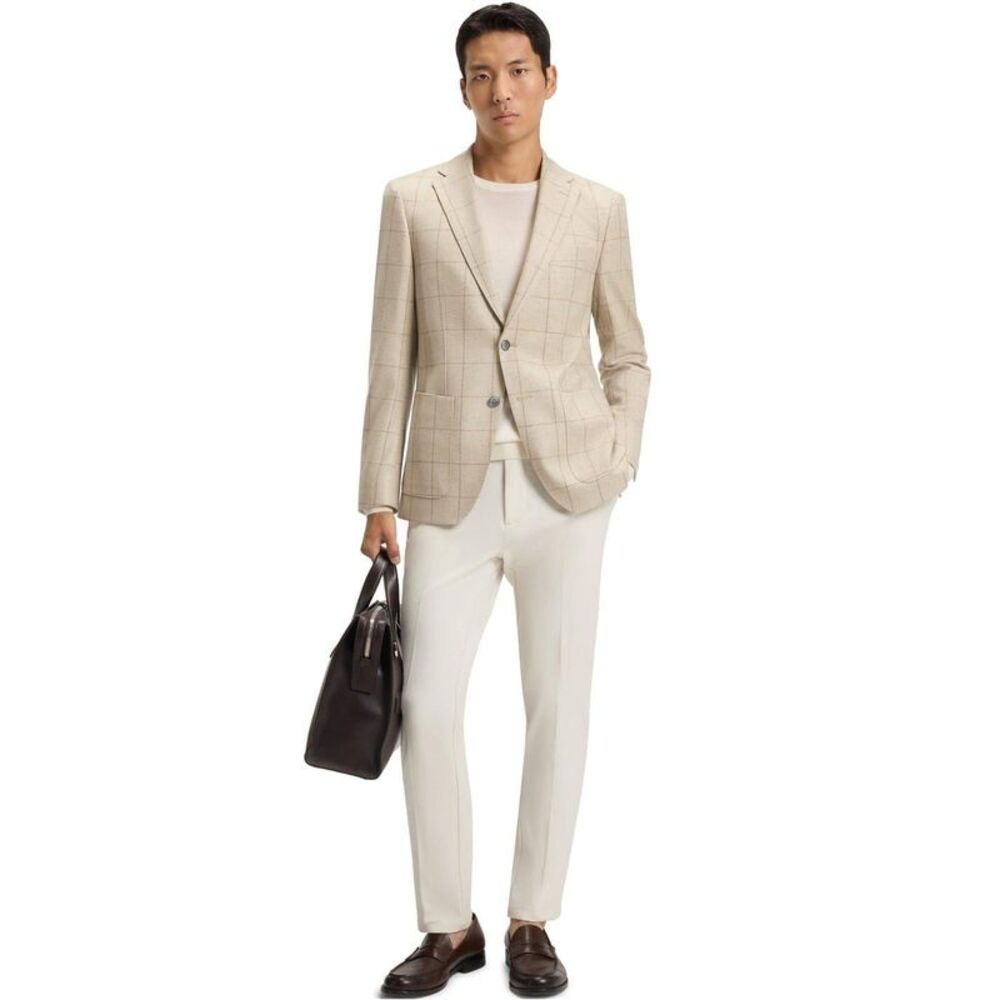 Hugo Boss Mens Leno-P Sweater / White